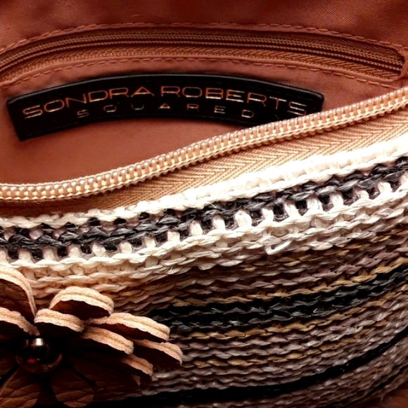 SANDRA  ROBERTS SQUARED PURSE - Picture 4 of 5